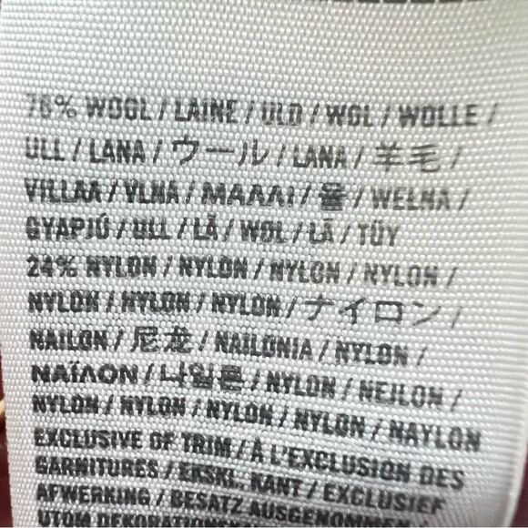 VTG Y2K Gilly Hicks Wool Blend Open Front Bone Colored Cardigan Size M - Picture 6 of 13